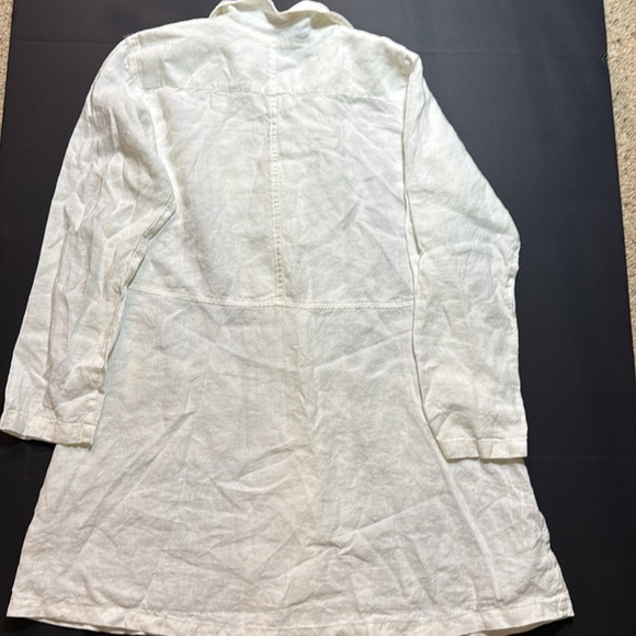 Flax white elegant Medium blazer with pockets - Picture 3 of 7